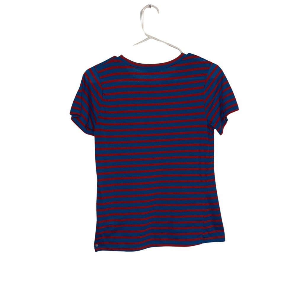 Fitz + Eddi Striped Tee Size: Small Color: Red & Blue - Picture 2 of 3
